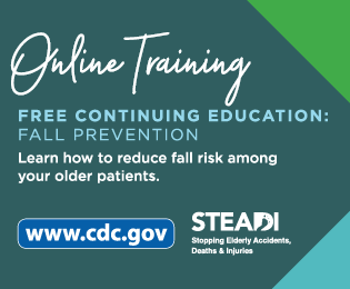 CDC Older Adult Fall Prevention STEADI