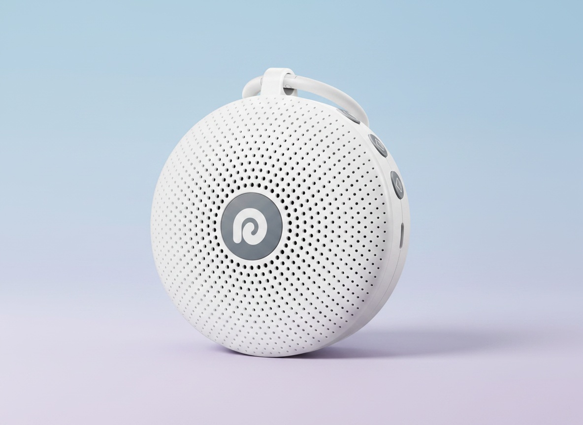 Dreamegg Portable Noise Machine for Baby Adult, Features Powerful Battery, 21 Soothing Sound, Noise Canceling for Office & Sleeping, Sound Therapy for Home, Travel, Registry Gift, Classic White limited-time deal deal image 1