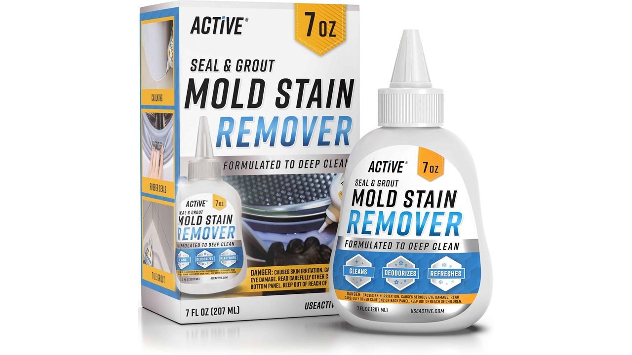 ACTIVE Mold Stain Remover Gel Cleaner Heavy Duty Stain Cleaner for Front Loader Washing Machine Seal, Bathroom Grout, Shower, Caulk - Front Load Washer Cleaning Solution - 7 Fl Oz